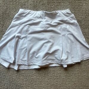 White golf skirt